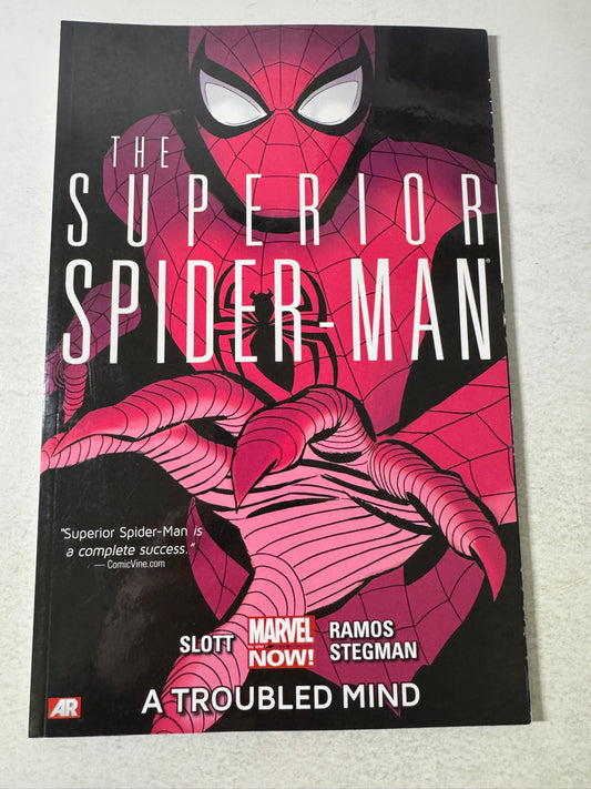 SUPERIOR SPIDER-MAN Vol 2 A Troubled Mind  TPB OOP NM-