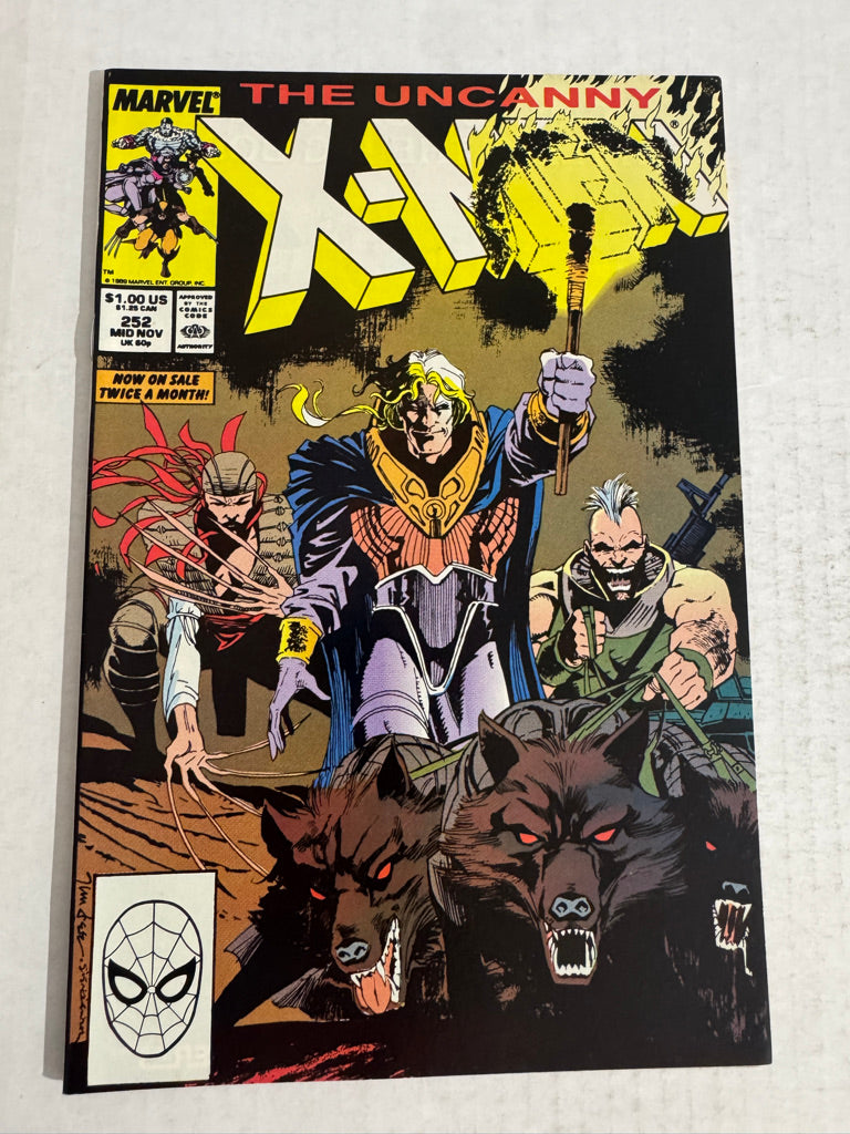 UNCANNY X-MEN #252 NM- Jim Lee Cover