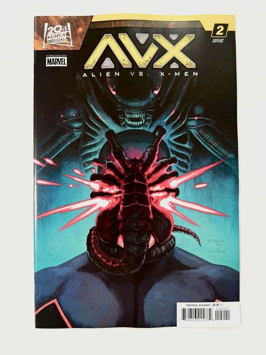ALIEN VS. X-MEN #2 NM Germán Peralta Variant