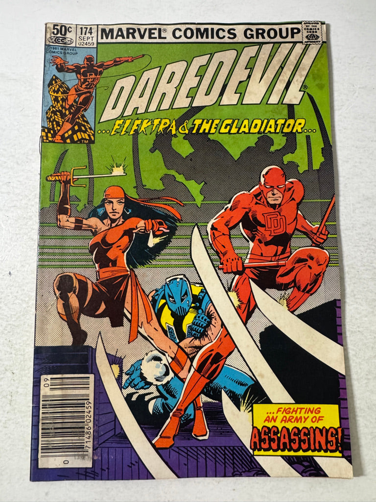 DAREDEVIL #174 GD 1ST APPEARANCE Frank Miller Cover NEWSSTAND