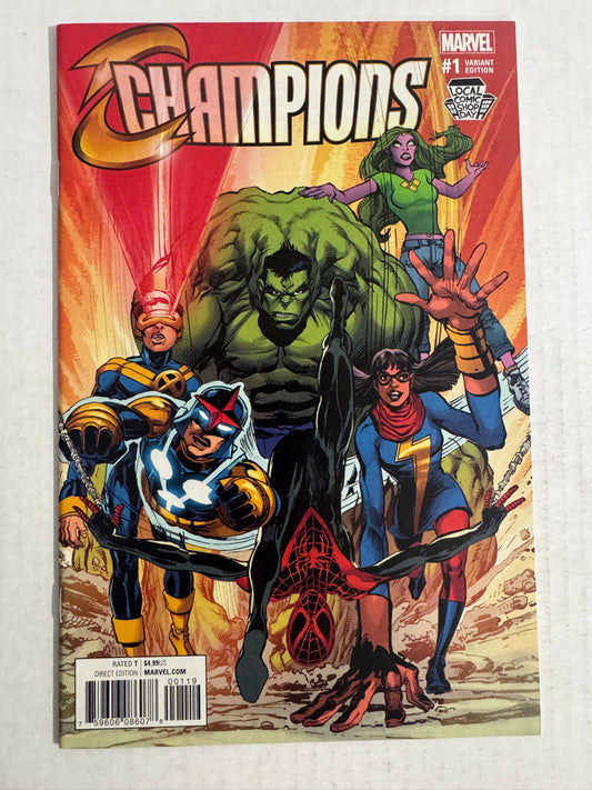 THE CHAMPIONS #1 Vol 2 NM Neal Adams LCSD Variant
