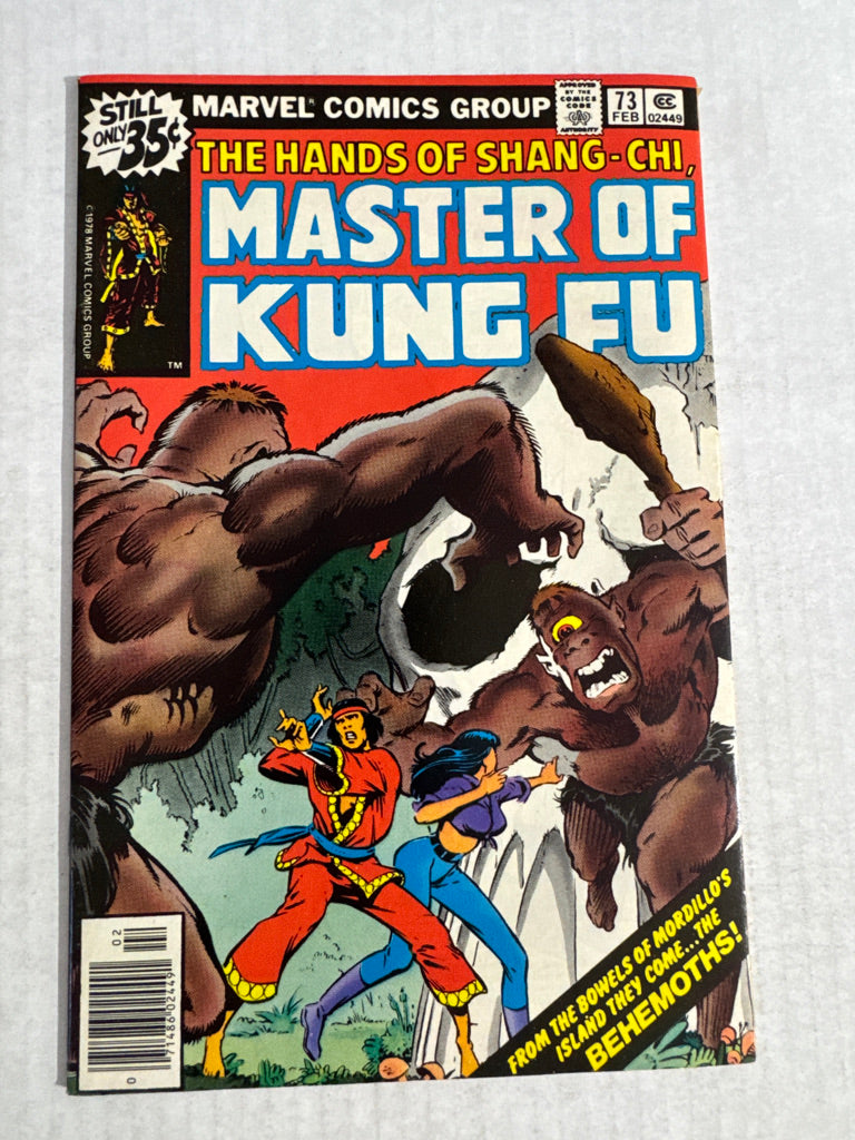MASTER OF KUNG FU #73 VF Mike Zeck Cover