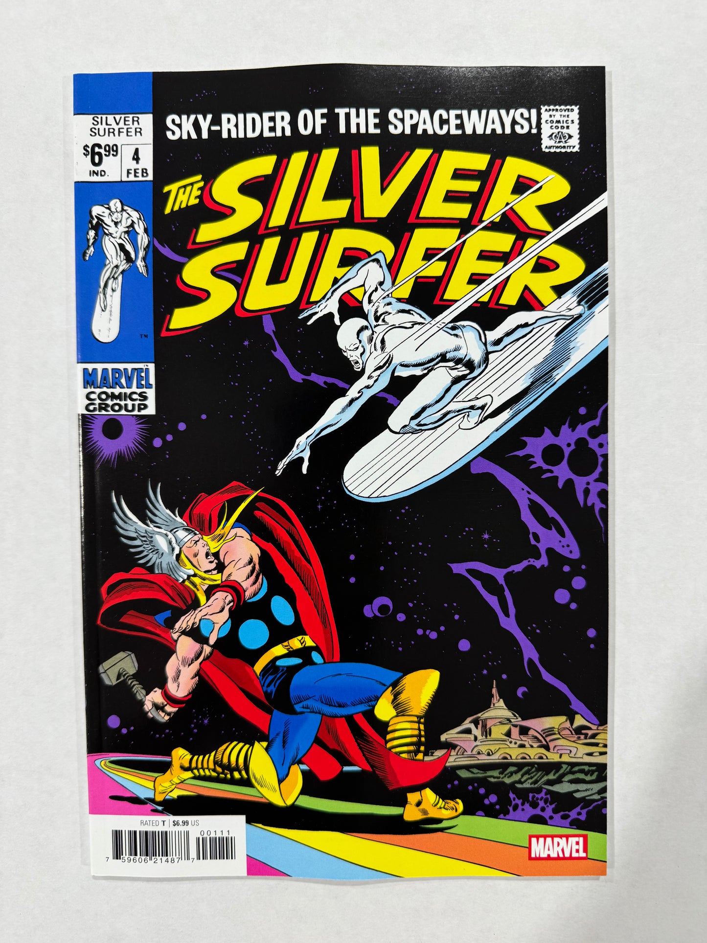 SILVER SURFER #4 NM Facsimile John Buscema Cover