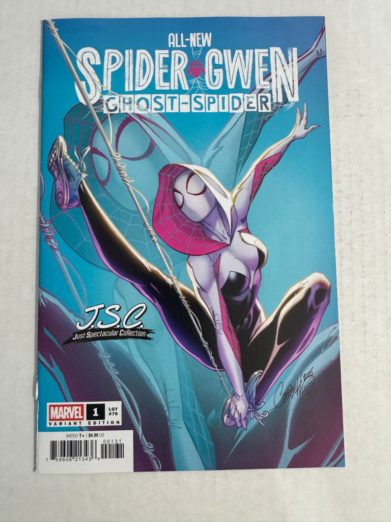 ALL-NEW SPIDER-GWEN GHOST SPIDER #1 NM J Scott Campbell Variant