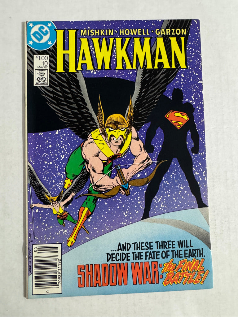 HAWKMAN #10 Vol 2 NM- CANADIAN PRICE VARIANT