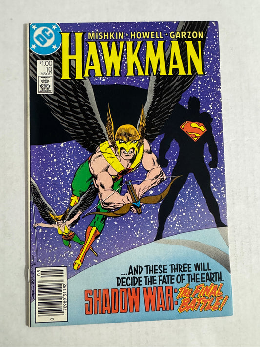 HAWKMAN #10 Vol 2 NM- CANADIAN PRICE VARIANT
