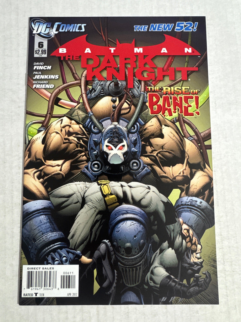 BATMAN THE DARK KNIGHT #6 Vol 2 David Finch Cover
