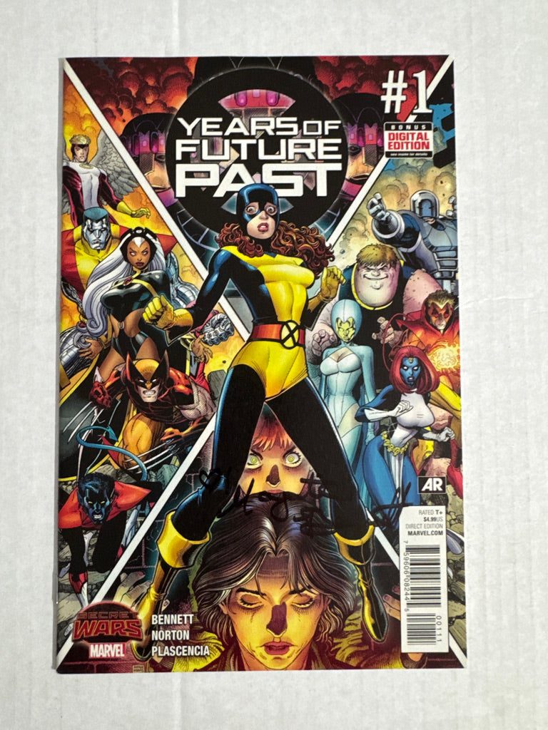 YEARS OF FUTURE PAST #1 NM Arthur Adams Cover SIGNED by Marguerite Bennett