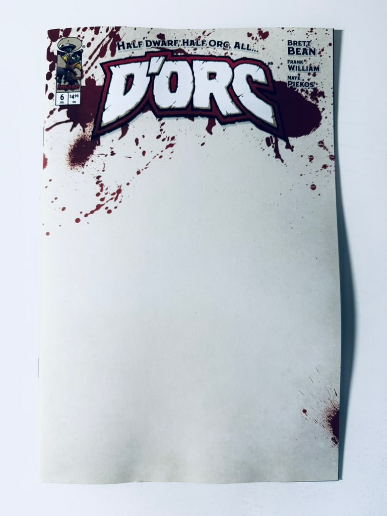 D'ORC #6 NM Cover E Blank Variant