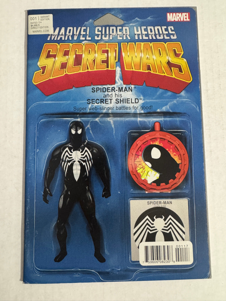 SECRET WARS #1 NM Christopher Action Figure Variant