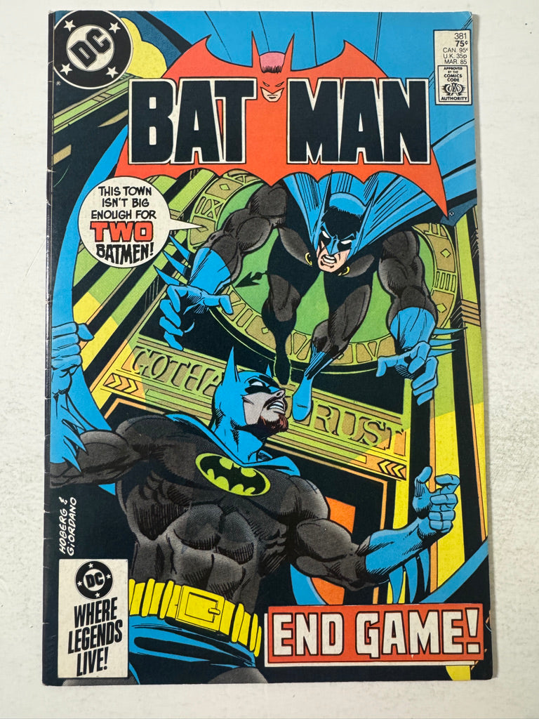 BATMAN #381 VG/FN