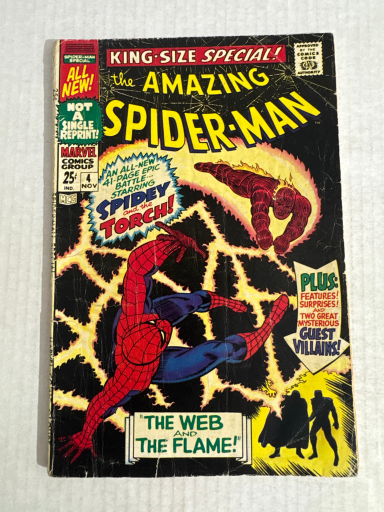 AMAZING SPIDER-MAN ANNUAL #4 GD-