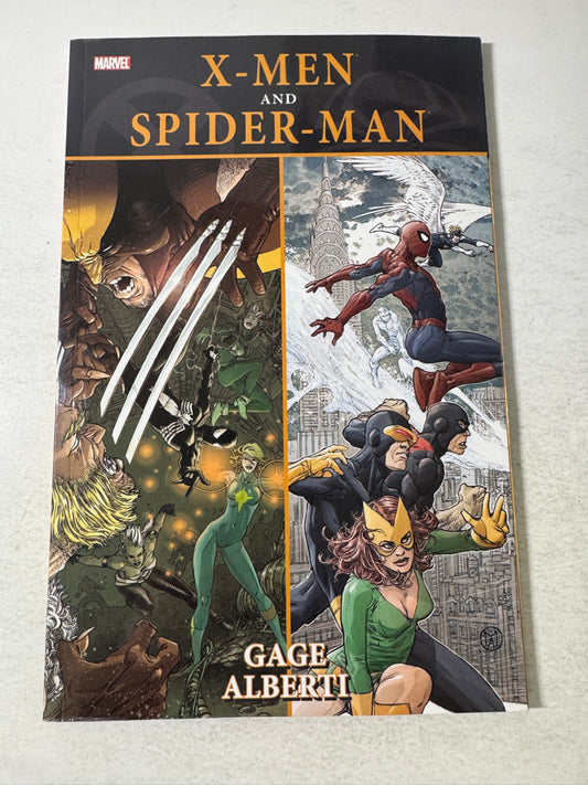 X-MEN AND SPIDER-MAN  TPB OOP NM