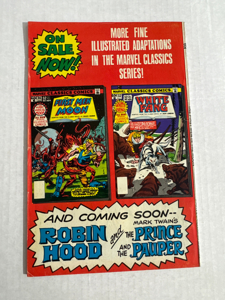 MARVEL CLASSICS COMICS The First Men On The Moon #31 VG/FN