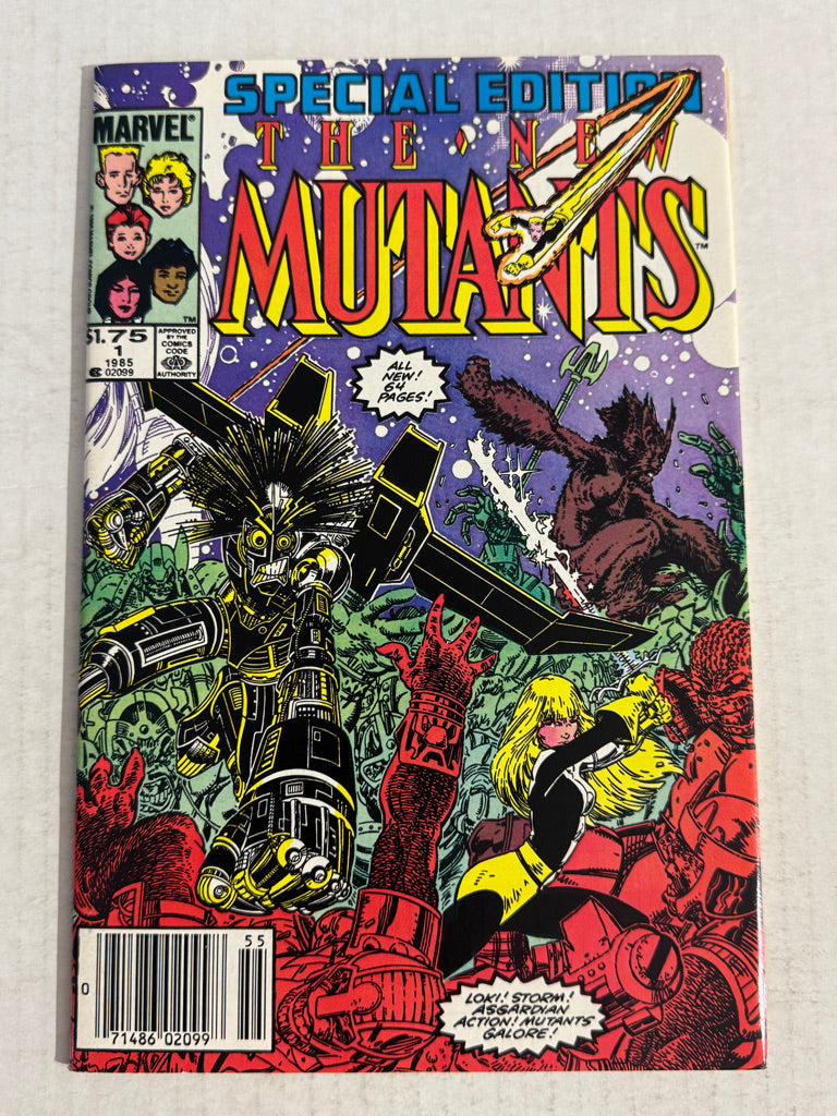 NEW MUTANTS SPECIAL EDITION #1 NM- Arthur Adams Cover 1ST APPEARANCE CANADIAN PRICE VARIANT