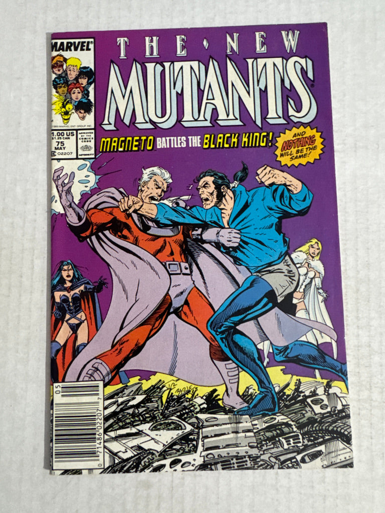 NEW MUTANTS #75 VF- NEWSSTAND