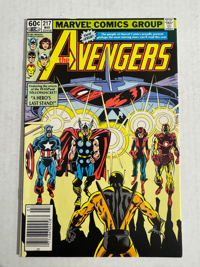 AVENGERS #217 VF/NM NEWSSTAND