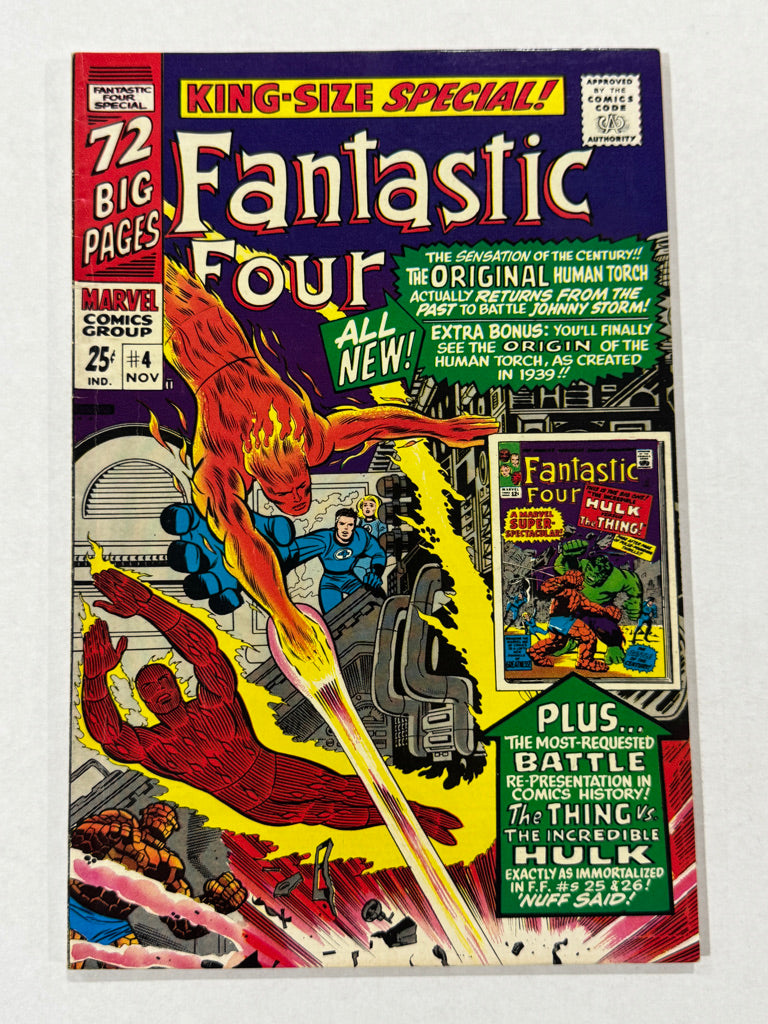 FANTASTIC FOUR ANNUAL #4 FN/VF 1ST APPEARANCE