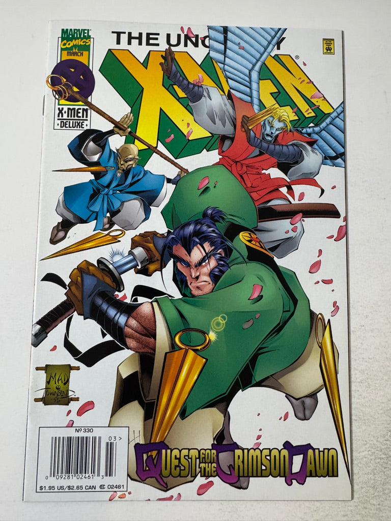 UNCANNY X-MEN #330 VF/NM Joe Madureira Cover NEWSSTAND