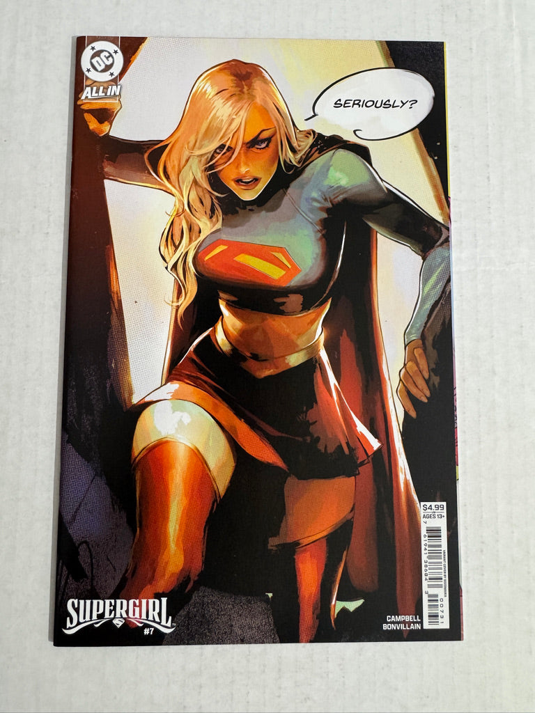 SUPERGIRL #7 Vol 8 NM Sozomaika Variant