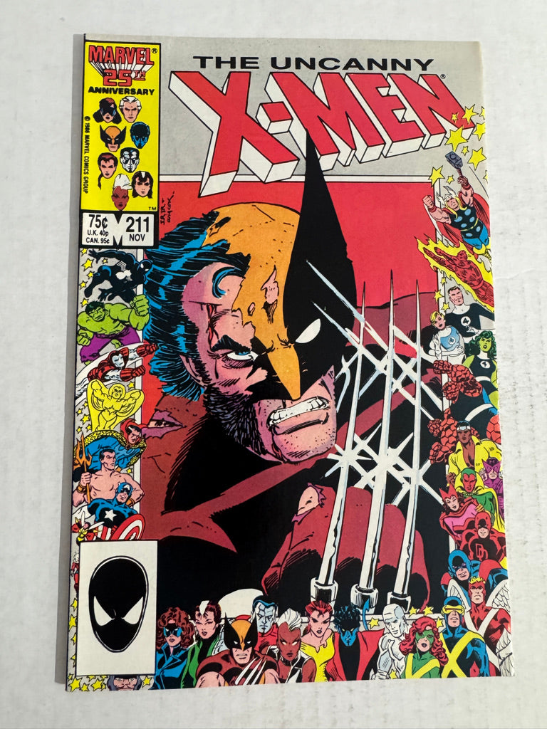 UNCANNY X-MEN #211 NM- 1ST APPEARANCE