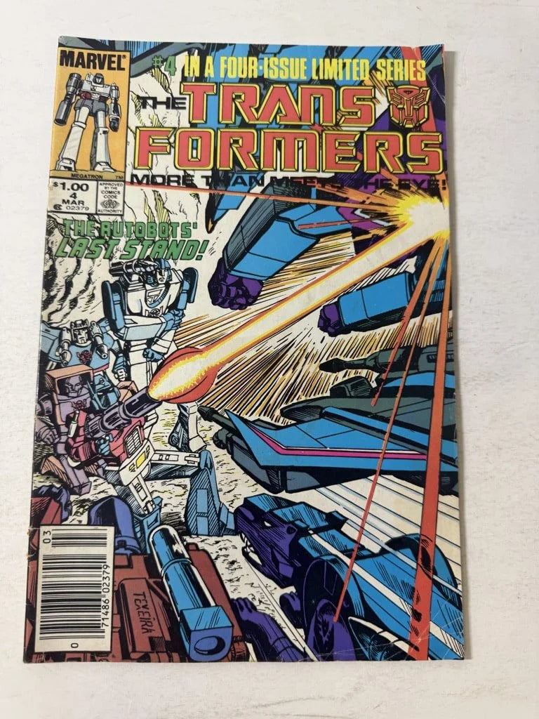 TRANSFORMERS #4 VG CANADIAN PRICE VARIANT 1ST APPEARNACE