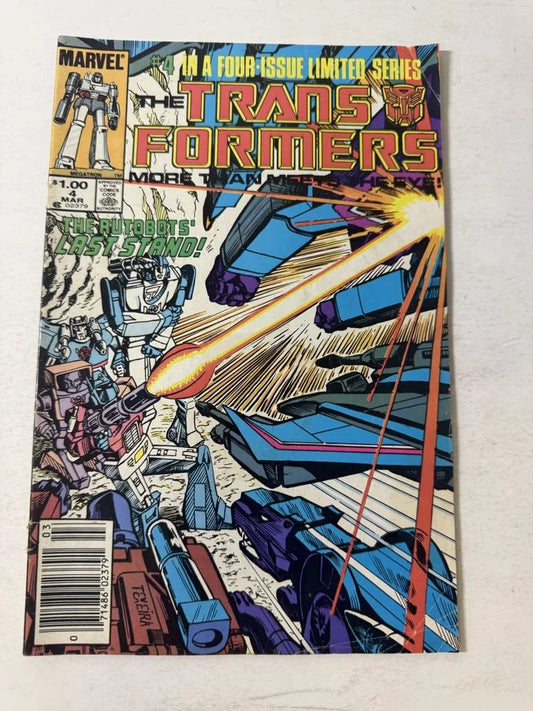 TRANSFORMERS #4 VG CANADIAN PRICE VARIANT 1ST APPEARNACE