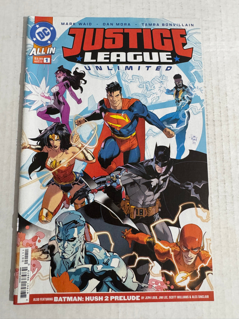 JUSTICE LEAGUE UNLIMITED #1 NM Dan Mora Cover 1ST APPEARANCE