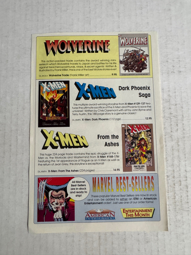 MARVEL BEST SELLERS NM- Promo Todd McFarlane Cover