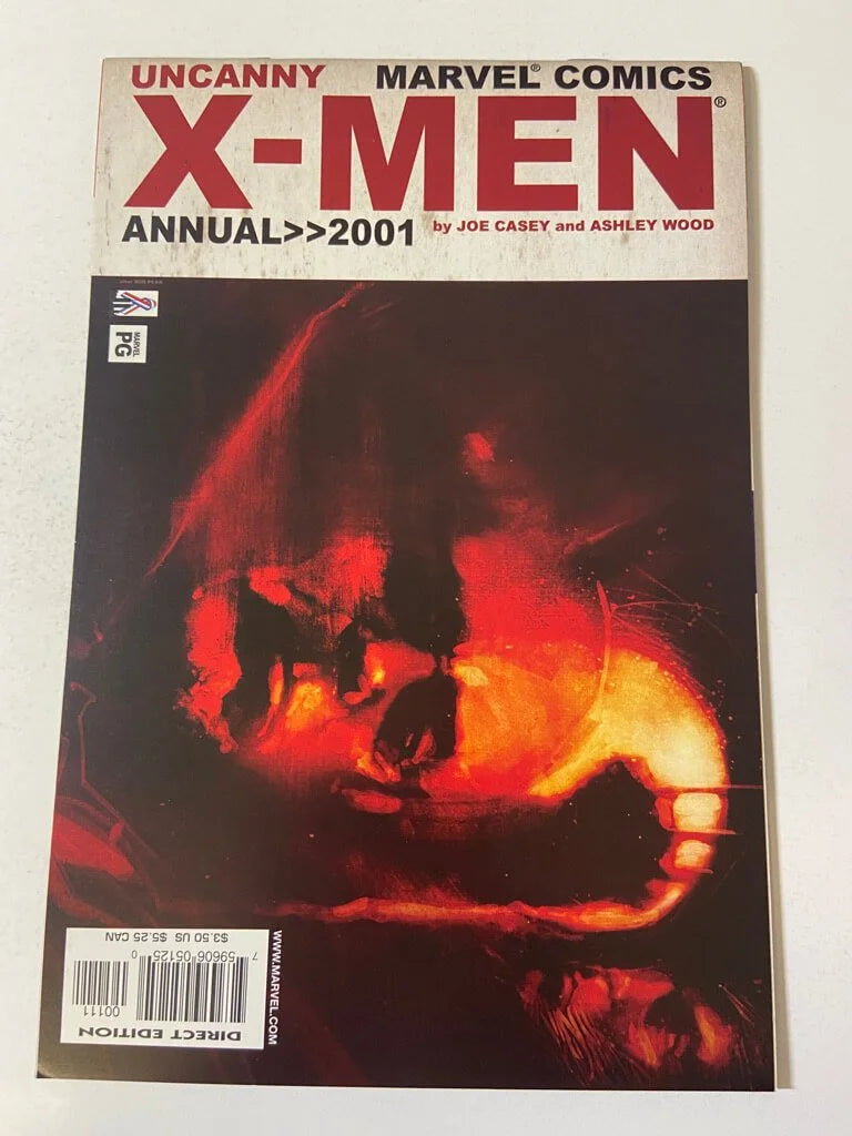 UNCANNY X-MEN ANNUAL 2001 Ashley Wood Cover
