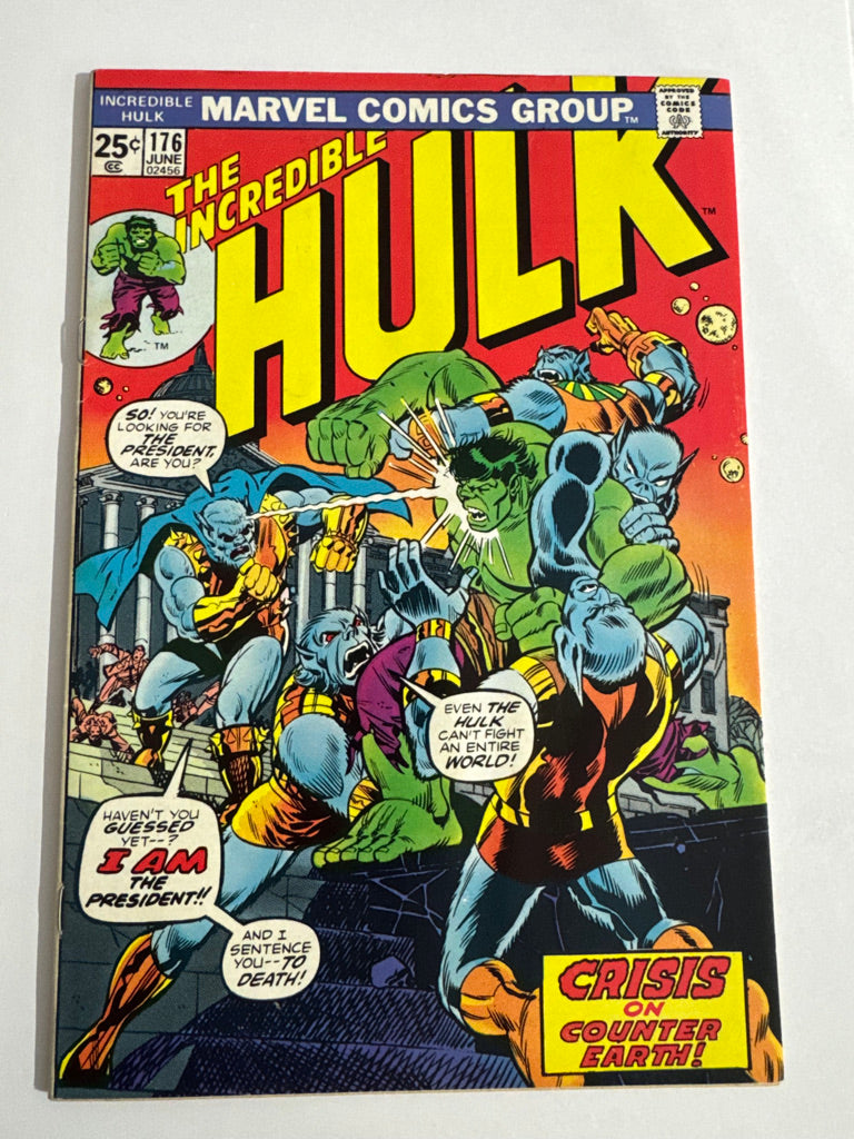 INCREDIBLE HULK #176 VF