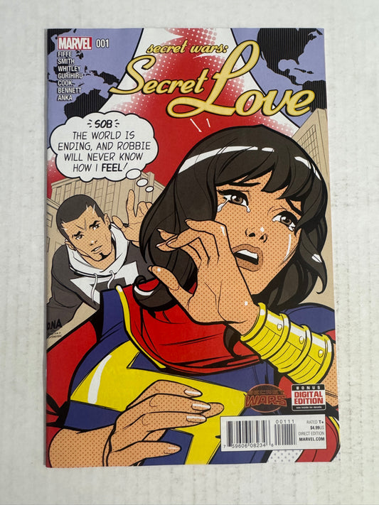 SECRET WARS SECRET LOVE NM David Nakayama Cover