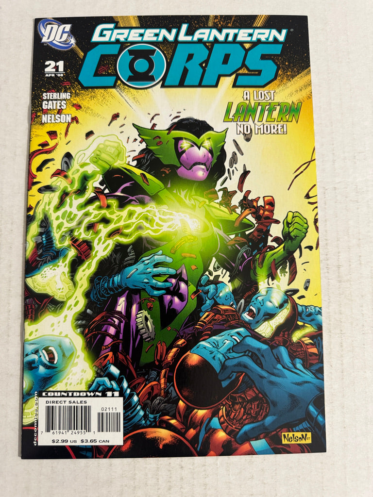 GREEN LANTERN CORPS #21 Vol 2 NM