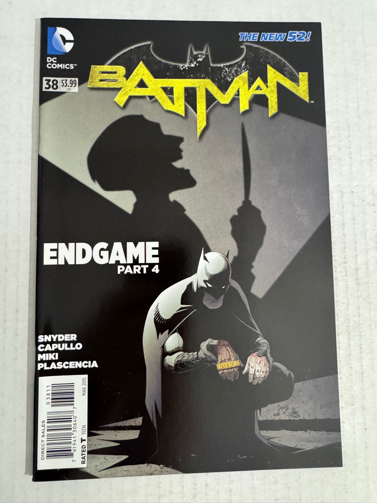 BATMAN #38 Vol 2 NM- Greg Capullo Cover