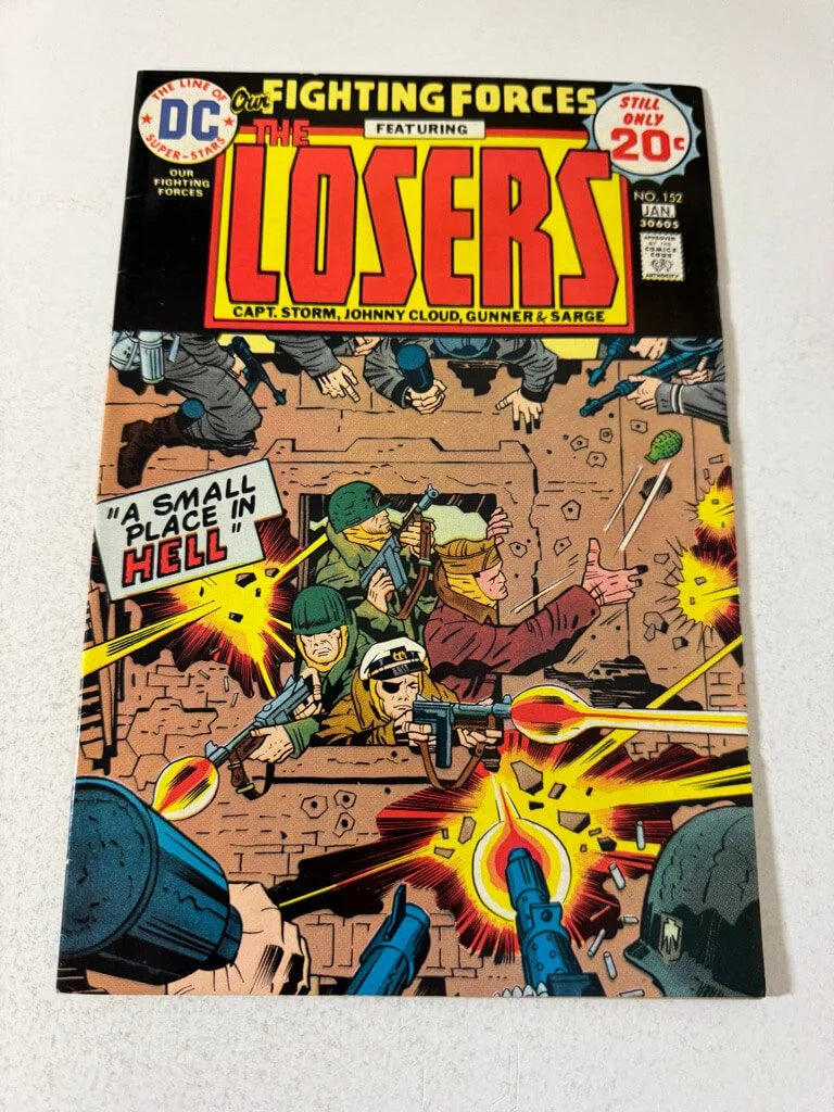 OUR FIGHTING FORCES #152 VF+ Jack Kirby Cover