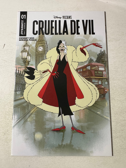 DISNEY VILLAINS : CRUELLA DE VIL #1 NM Joshua Middleton B Variant