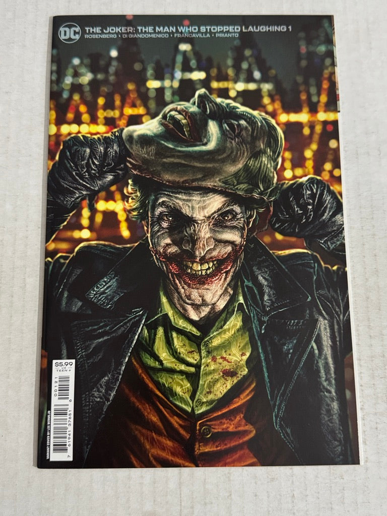 JOKER The Man Who Stopped Laughing #1 NM Lee Bermejo Variant