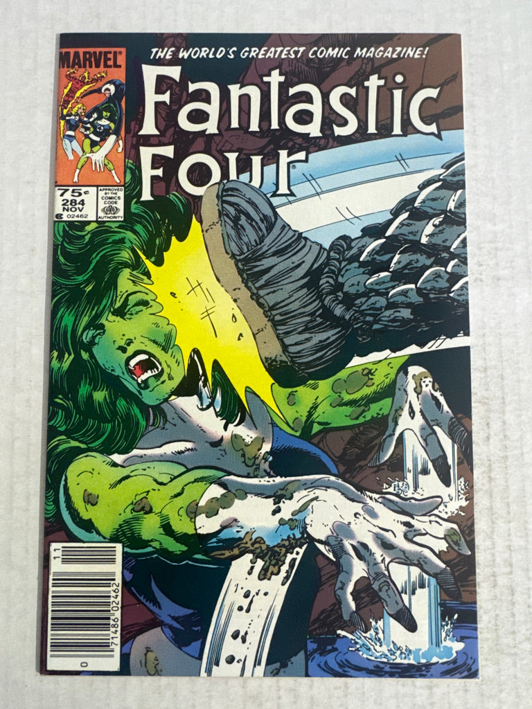 FANTASTIC FOUR #284 NM- John Byrne Cover CANADIAN PRICE VARIANT