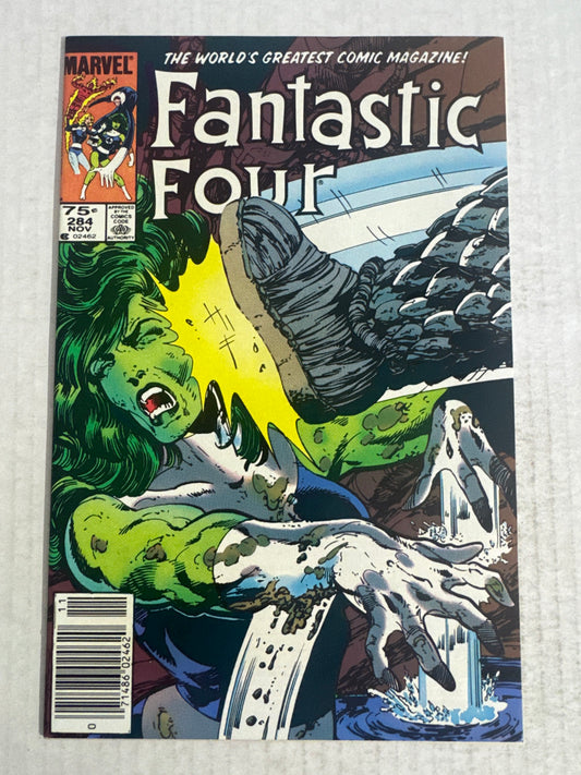 FANTASTIC FOUR #284 NM- John Byrne Cover CANADIAN PRICE VARIANT