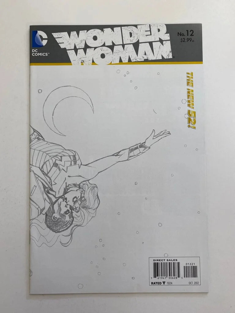 WONDER WOMAN #12 Vol 4 NM 1:25 Cliff Chiang Sketch Variant
