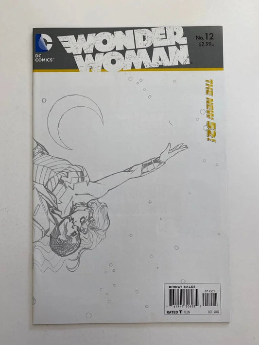 WONDER WOMAN #12 Vol 4 NM 1:25 Cliff Chiang Sketch Variant