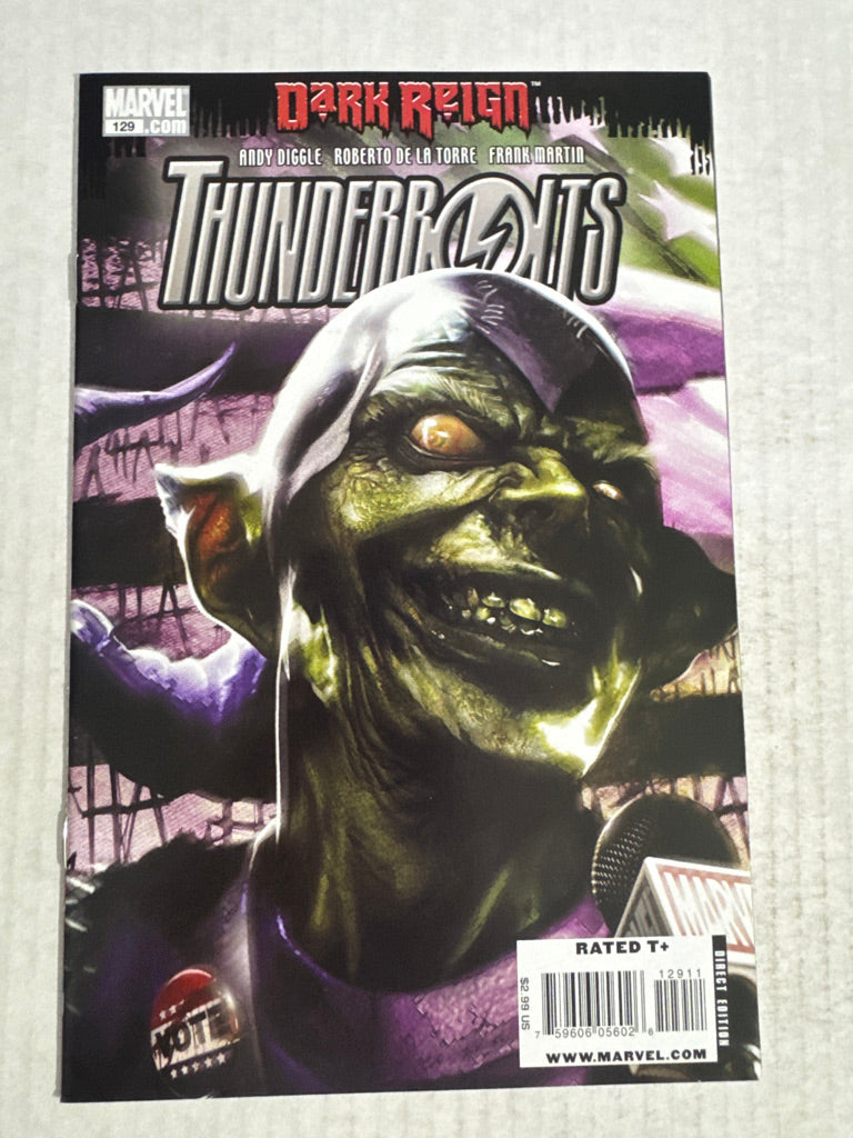 THUNDERBOLTS #129 Mattina Cover