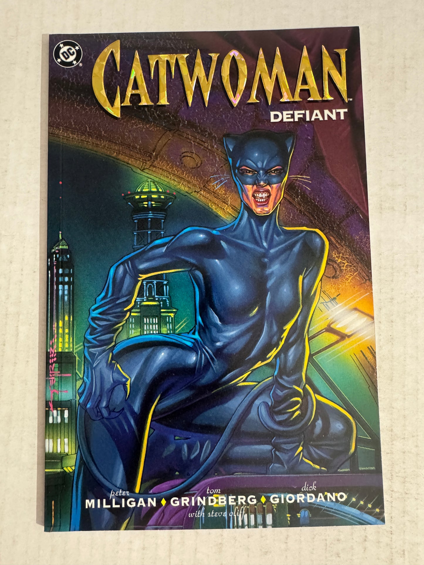 CATWOMAN DEFIANT NM Brian Stelfreeze Cover