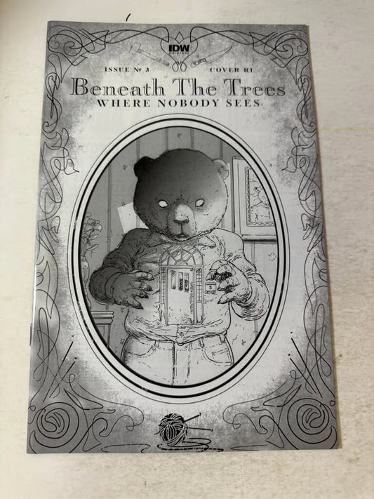 BENEATH THE TREES WHERE NOBODY SEES #3 NM 1:25 B/W Riley Rossmo Variant