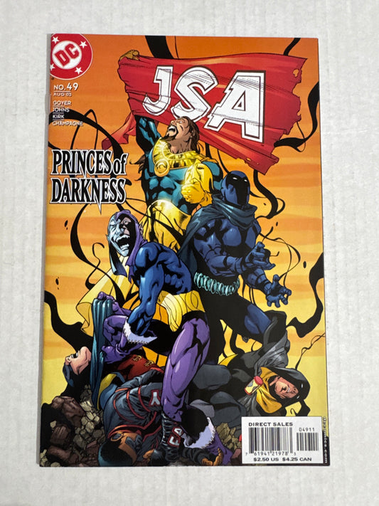 JSA #49 VF/NM Carlos Pacheco Cover