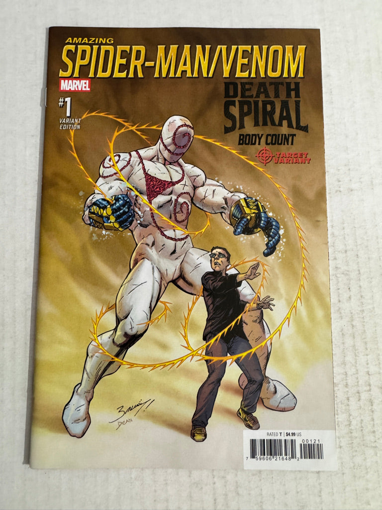 AMAZING SPIDER-MAN/VENOM DEATH SPIRAL Body Count #1 NM- Mark Bagley Variant