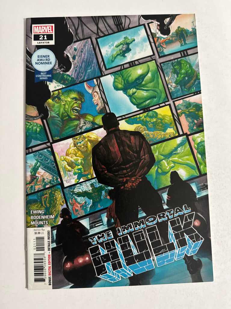 IMMORTAL HULK #21 NM- Alex Ross Cover