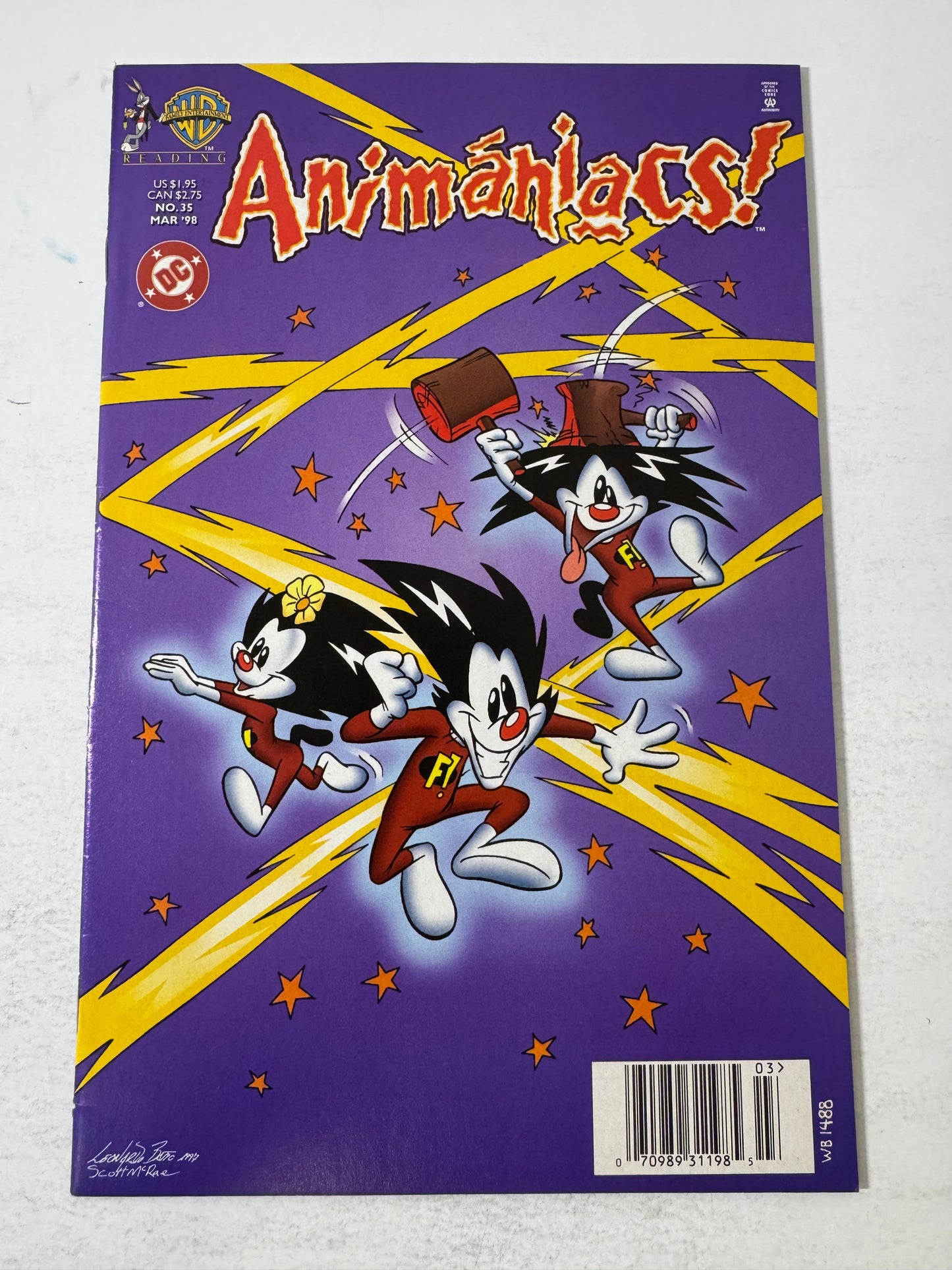 ANIMANIACS #35 VF+ NEWSSTAND 1ST APPEARANCE