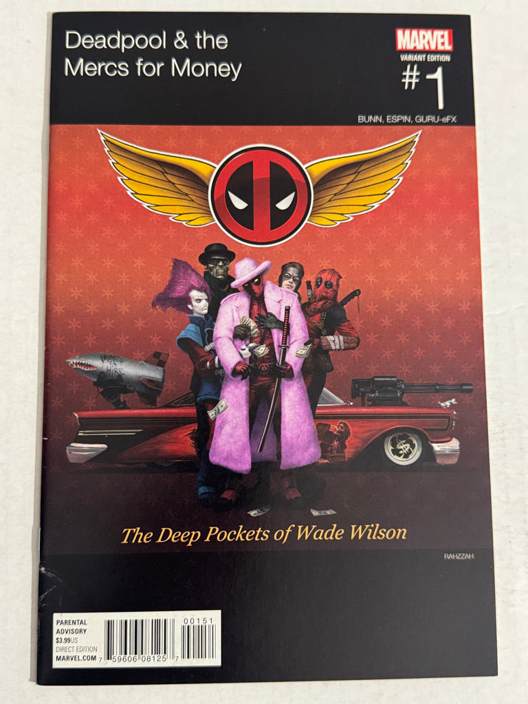DEADPOOL & THE MERCS FOR MONEY #1 VF Rahzzah Hip Hop Variant