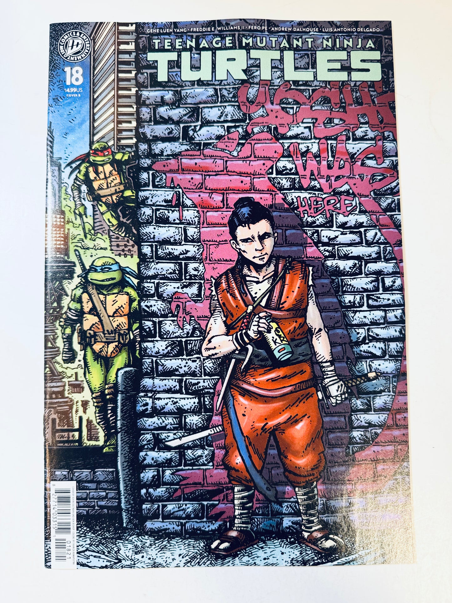 TEENAGE MUTANT NINJA TURTLES #18 NM Cover B Ben Bishop Variant